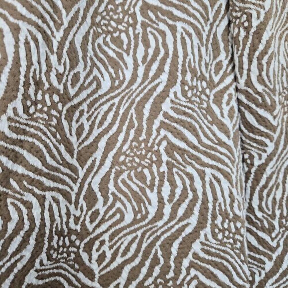 Kut from the Kloth Size Small Zebra Print Open Cardigan Beige Oversized Stretchy - Picture 4 of 6